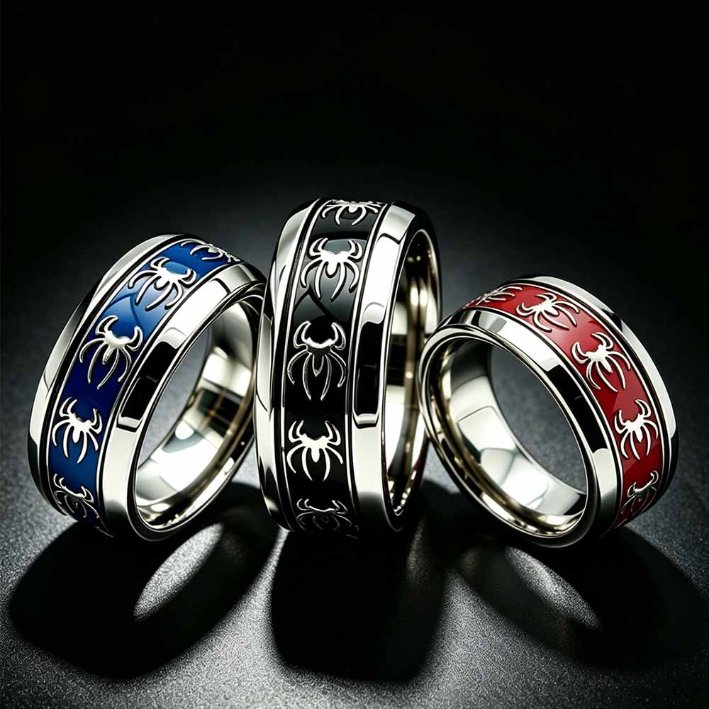 New Vintage Punk Spider Ring 3 - Initial Ring Custom 评论和价格