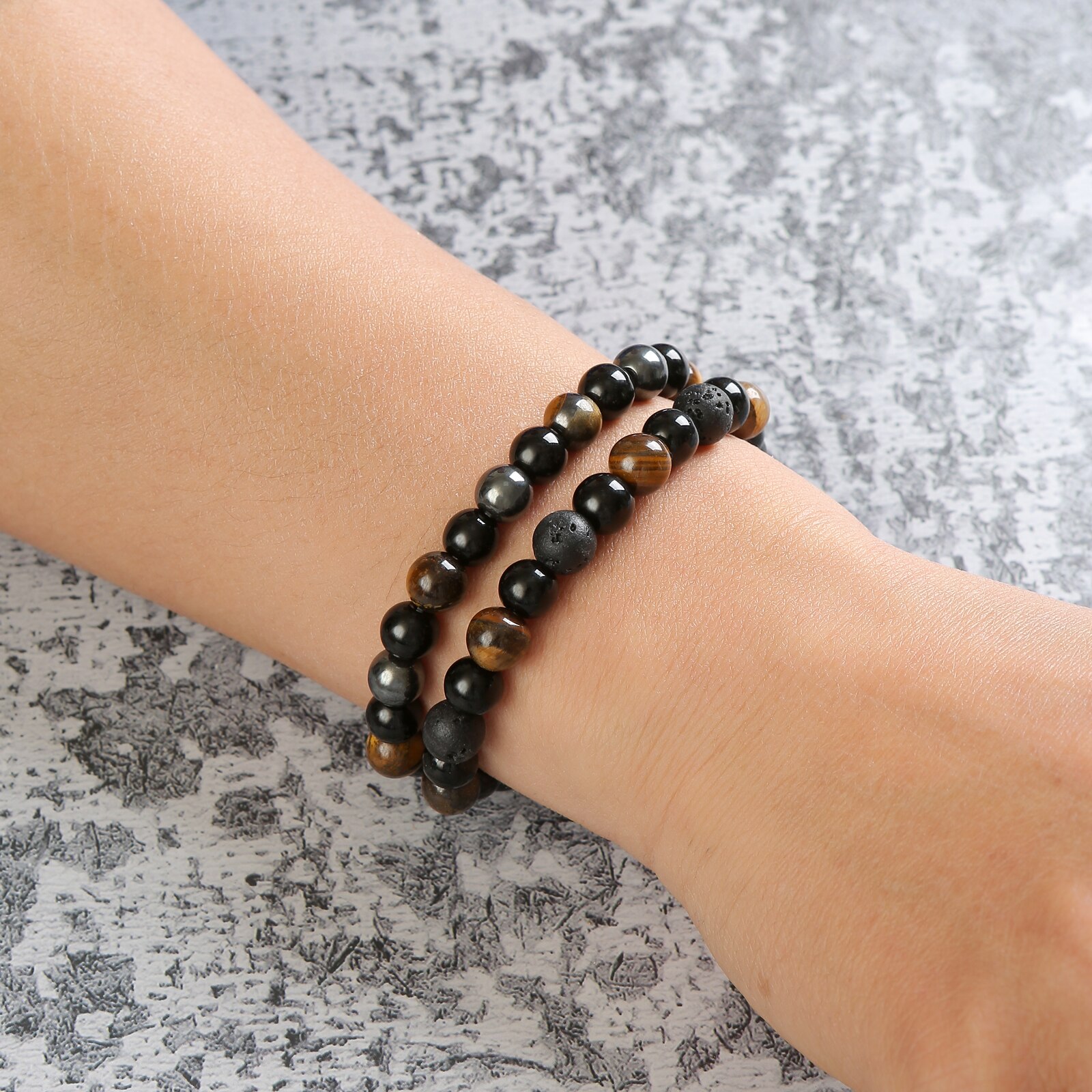 2PCS/Set Triple Protection Bra - Coordinates Bracelet 评论和价格
