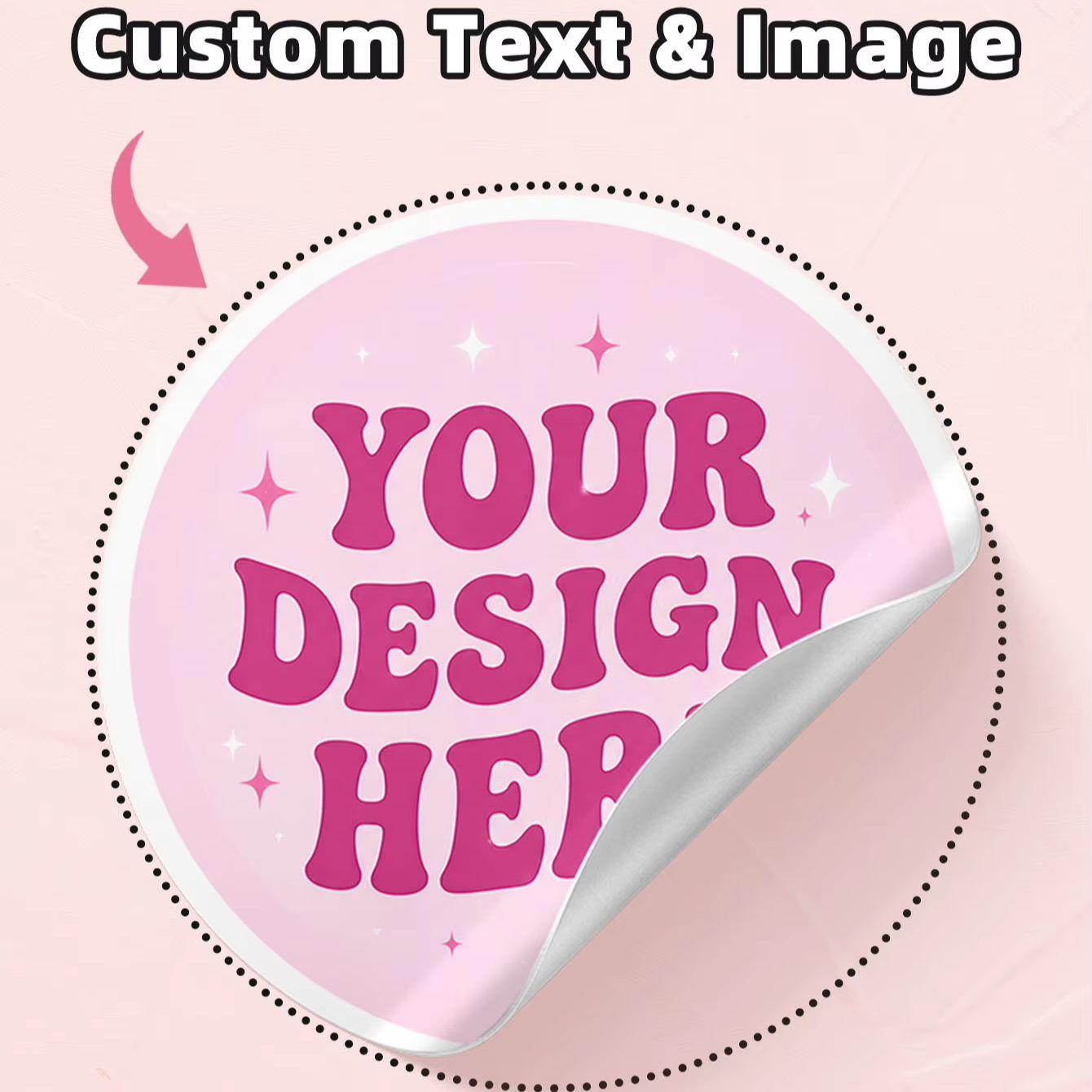 1-130Pcs Clear PVC Custom Roun - Personalised Candle Label 评论和价格