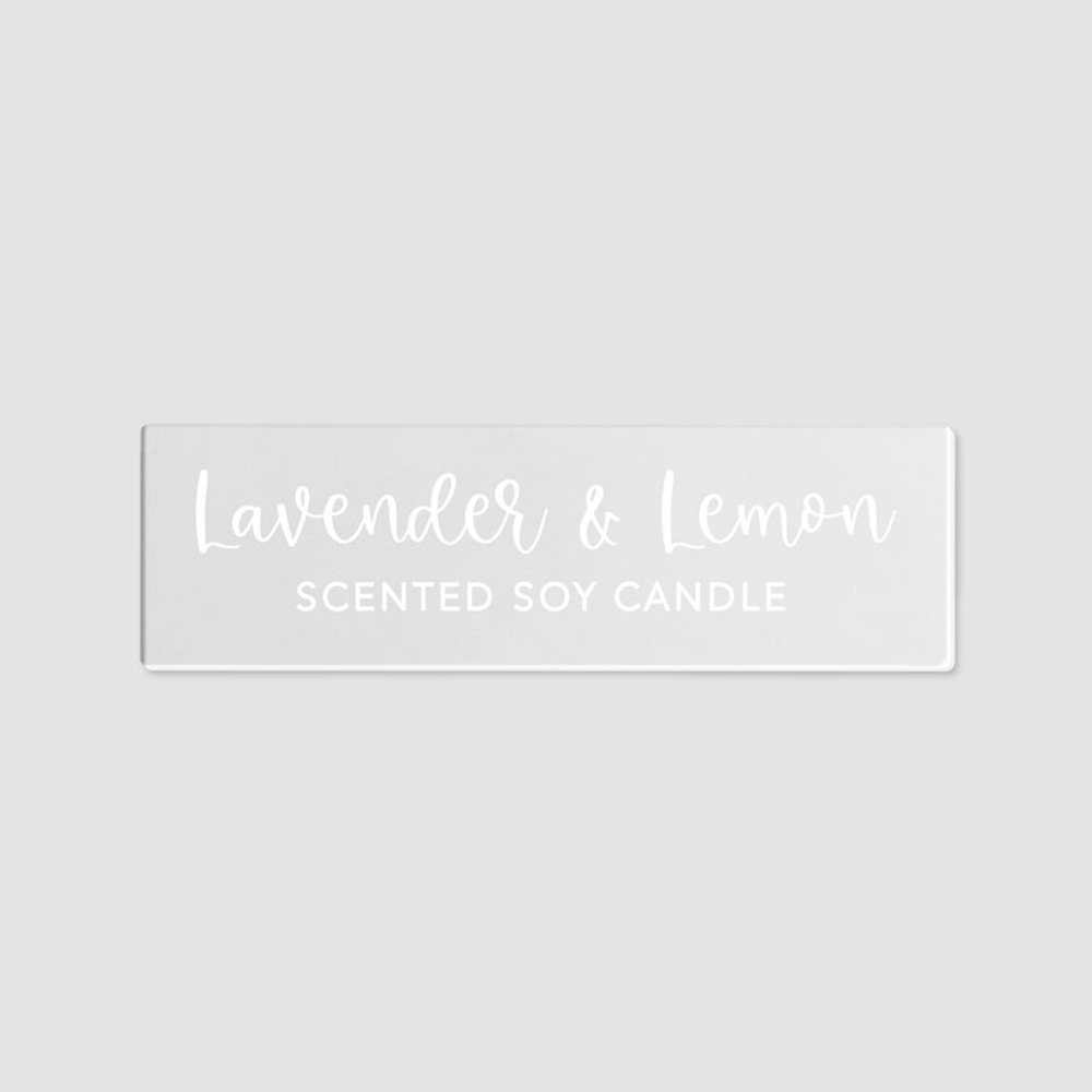 50pcs 45x15mm Personalized Cus - Personalised Candle Label 评论和价格