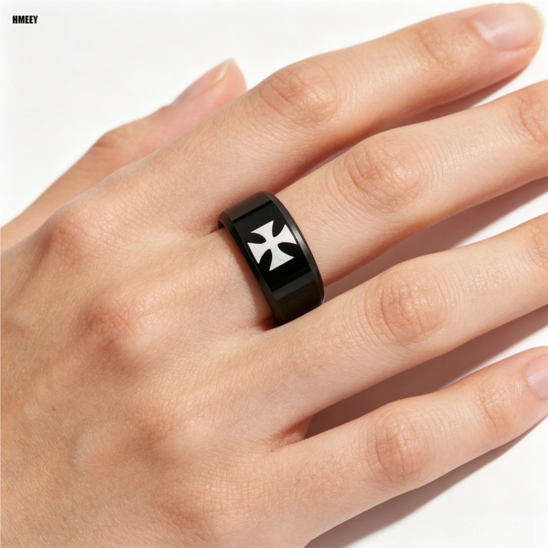 HMEEY English Titanium Steel C - Initial Ring Custom 评论和价格