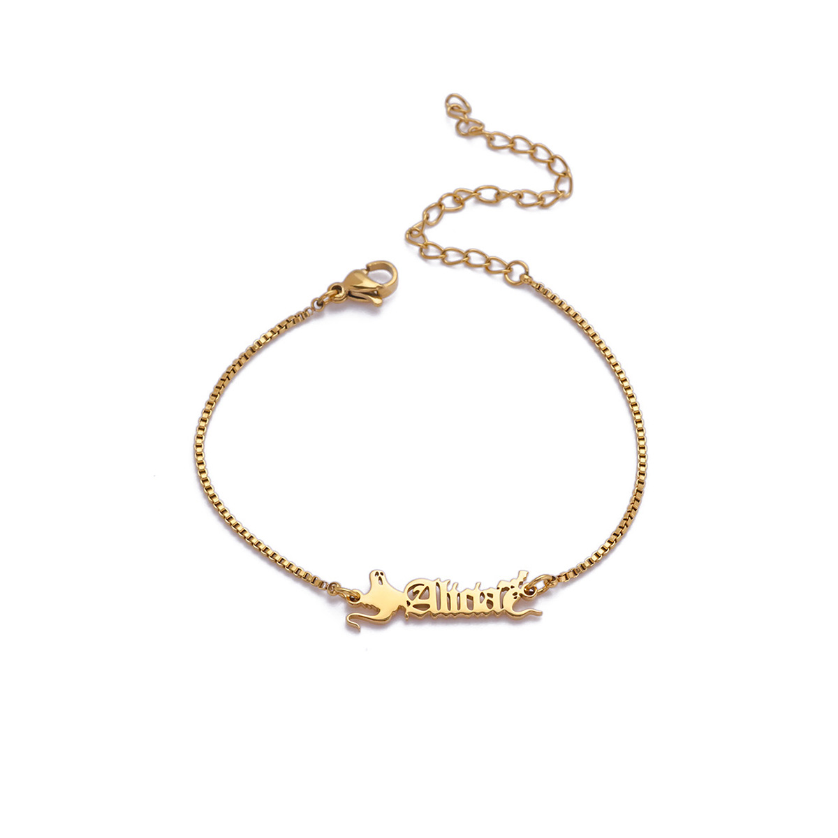 Custom Name Bracelet For Women - Personalized Name Box 评论和价格