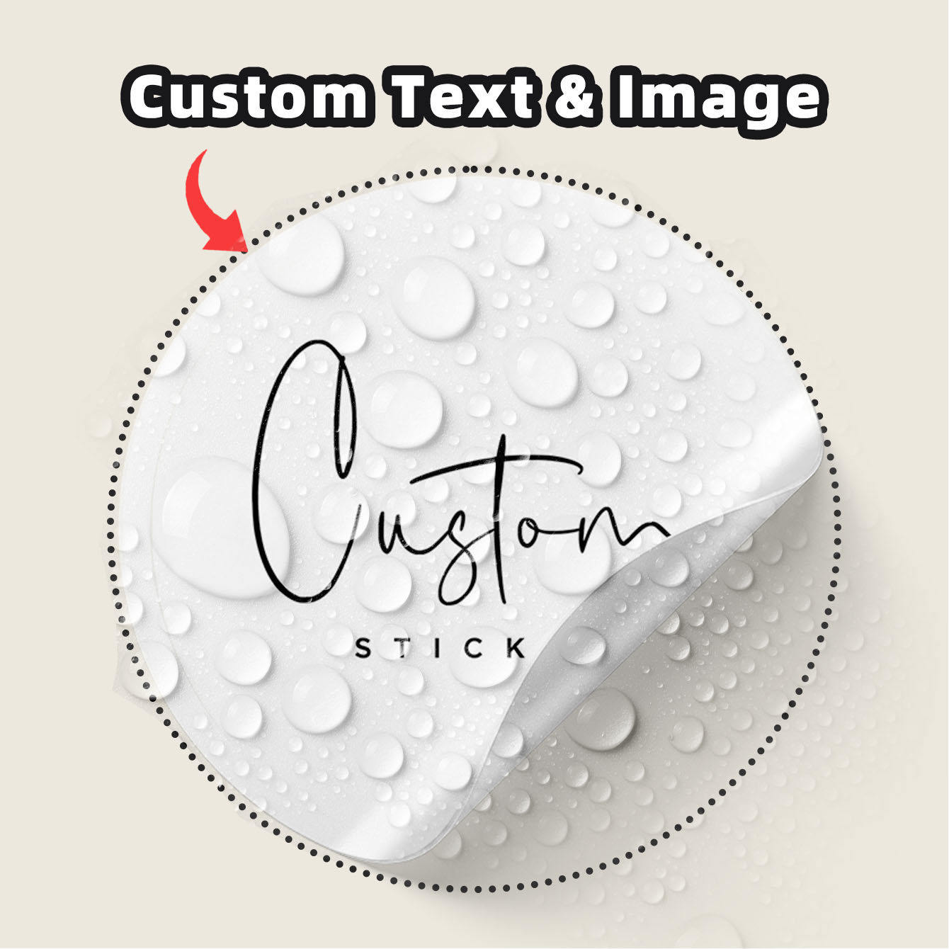 1-100Pcs Custom Waterproof Rou - Personalised Candle Label 评论和价格