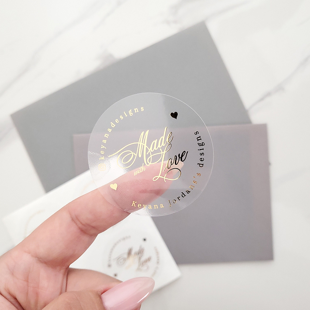 Custom 50pcs Round Gold Foil C - Personalised Candle Label 评论和价格