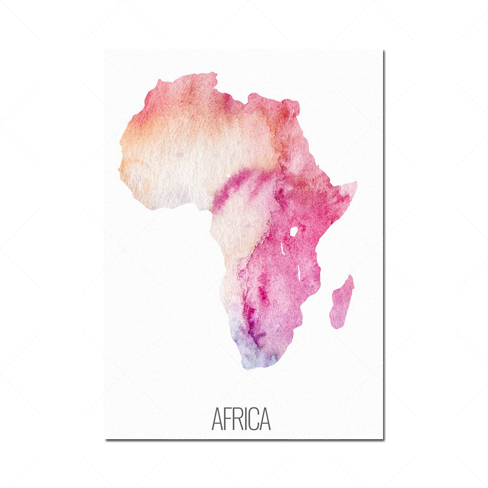 6 continent poster set, North  - Custom Star Map 评论和价格