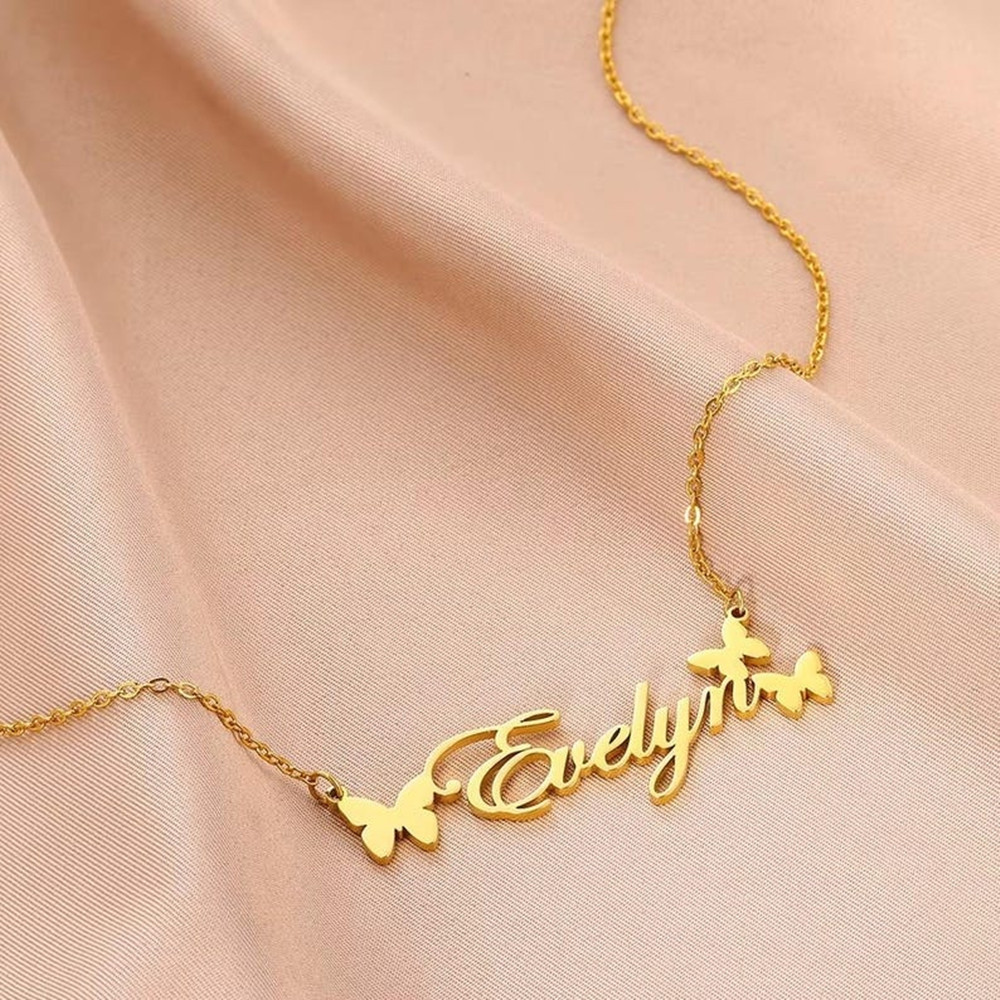 Custom Name Necklace Personali - Birth Flower Necklace 评论和价格