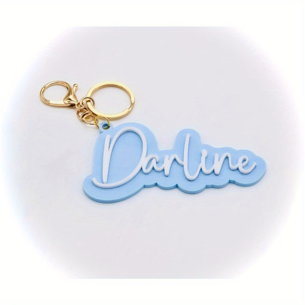 Personalized Custom Name Keych - Initial Ring Custom 评论和价格