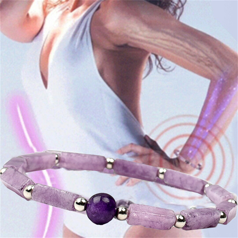 1Pcs Amethyst Body-purify Slim - Coordinates Bracelet 评论和价格
