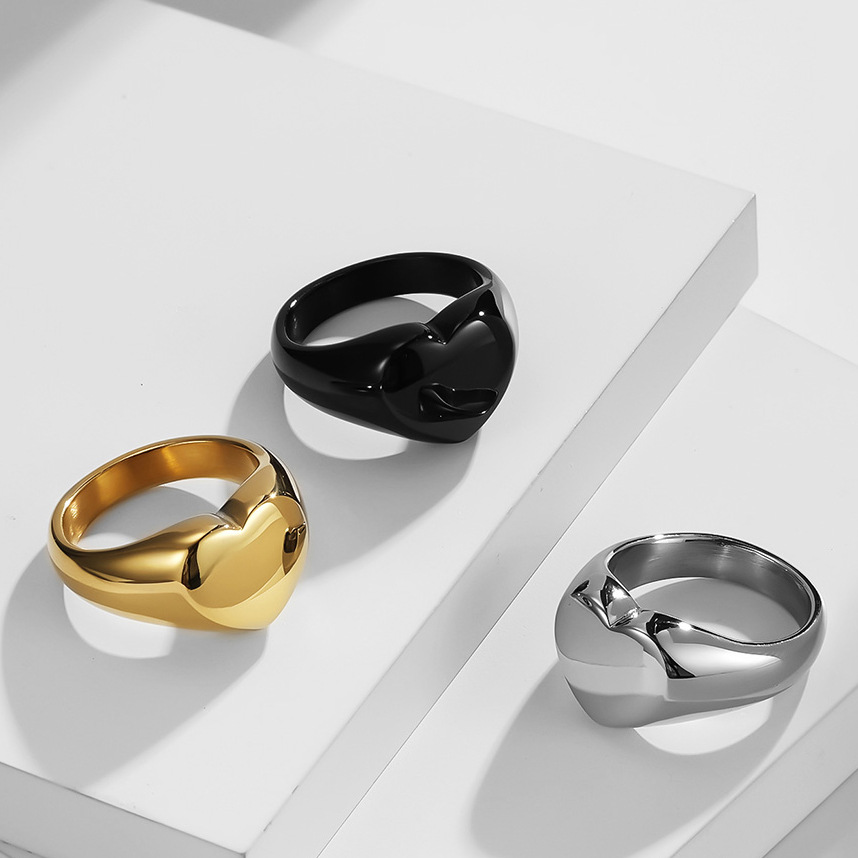 Customized Women Signet Ring C - Initial Ring Custom 评论和价格